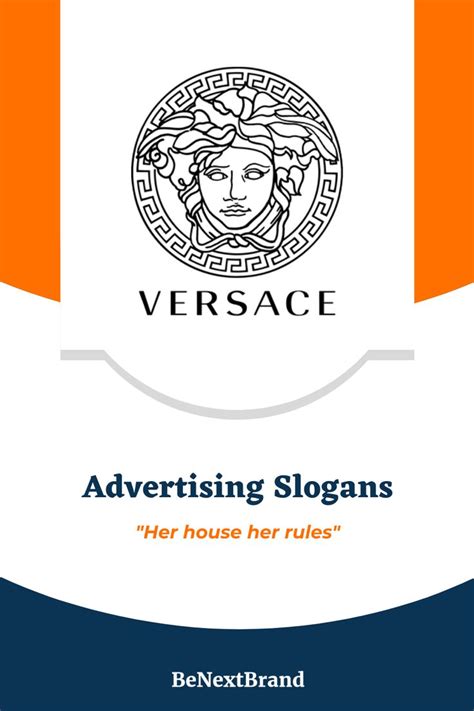 slogan de versace|versace brand slogans.